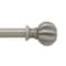 Kenney Mfg Kenney Rachel 5/8" Standard Decorative Window Curtain Rod, 28-48", Italian Pewter KN71631V2 - alternate 1